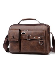 Men & Women Pu Leather Shoulder Bag (Chocolate Shape )