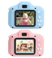 Children Mini Cute Digital Camera 2.0 Inch Take Picture Camera 1080P Children Toys Video Recorder Camcorder Supports Maximum 32GB TF Card Supports Multi-language Record Good Moments The Best Gift For Children