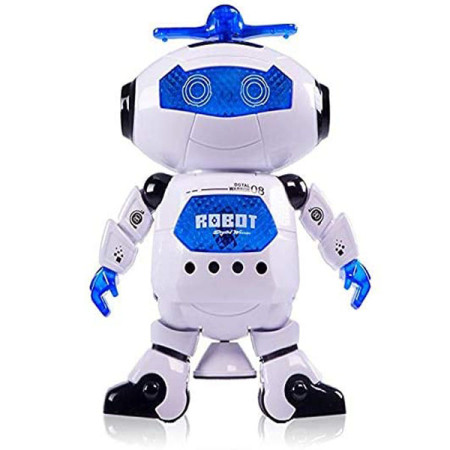 Toy with led light and music