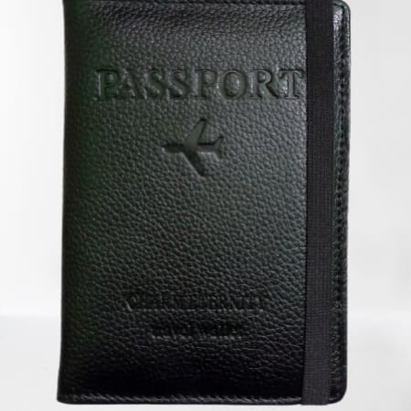 Multi-Function COW  Leather Passport Covers Holder Wallet Case