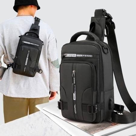 Men's Multifunctional Chest Bag