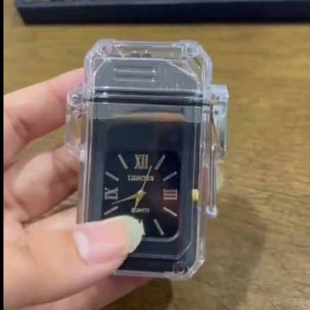 Transparent Flash Electronic Pulse Lighter