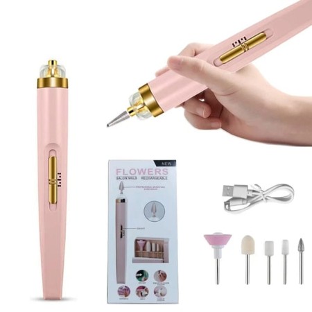 Nail File Drill Electric Manicure Pedicure Portable Salon Machine Manicure Tool