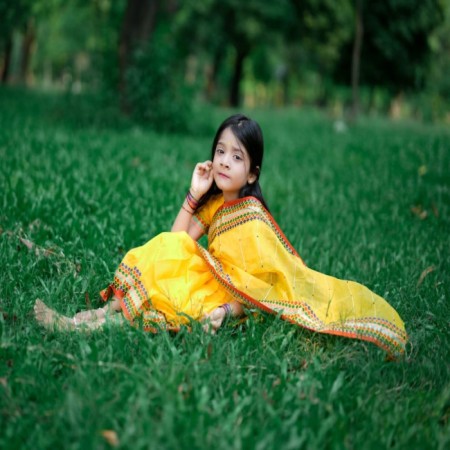 Baby Saree ( Yellow)